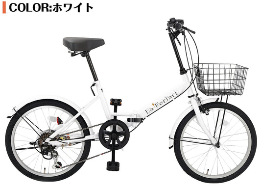 SPEEDWORLD 折りたたみ自転車 20インチ シマノ6段 YS-VCOR206