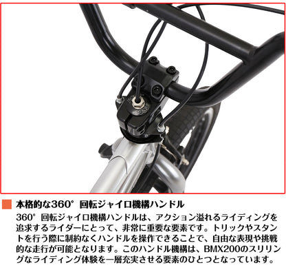SPEEDWORLD BMX 20インチ シングルスピード フリースタイルバイク YS-BMX200
