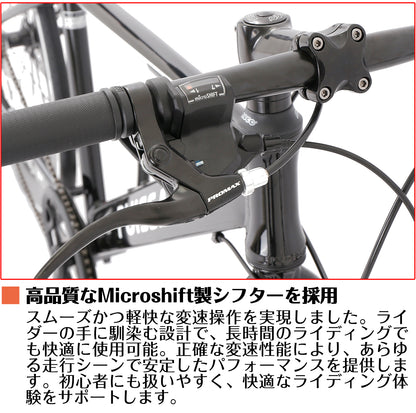 SPEEDWORLD クロスバイク 700インチ シマノ7段 YS-CRSE10 詳細画像