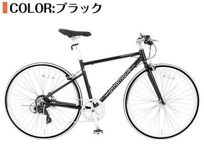 SPEEDWORLD クロスバイク 700C 7段変速 アルミフレーム YS-CRSG90