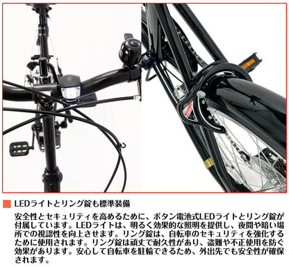 SPEEDWORLD 折りたたみ自転車 20インチ シマノ6段変速 アルミフレーム YS-VCOR206