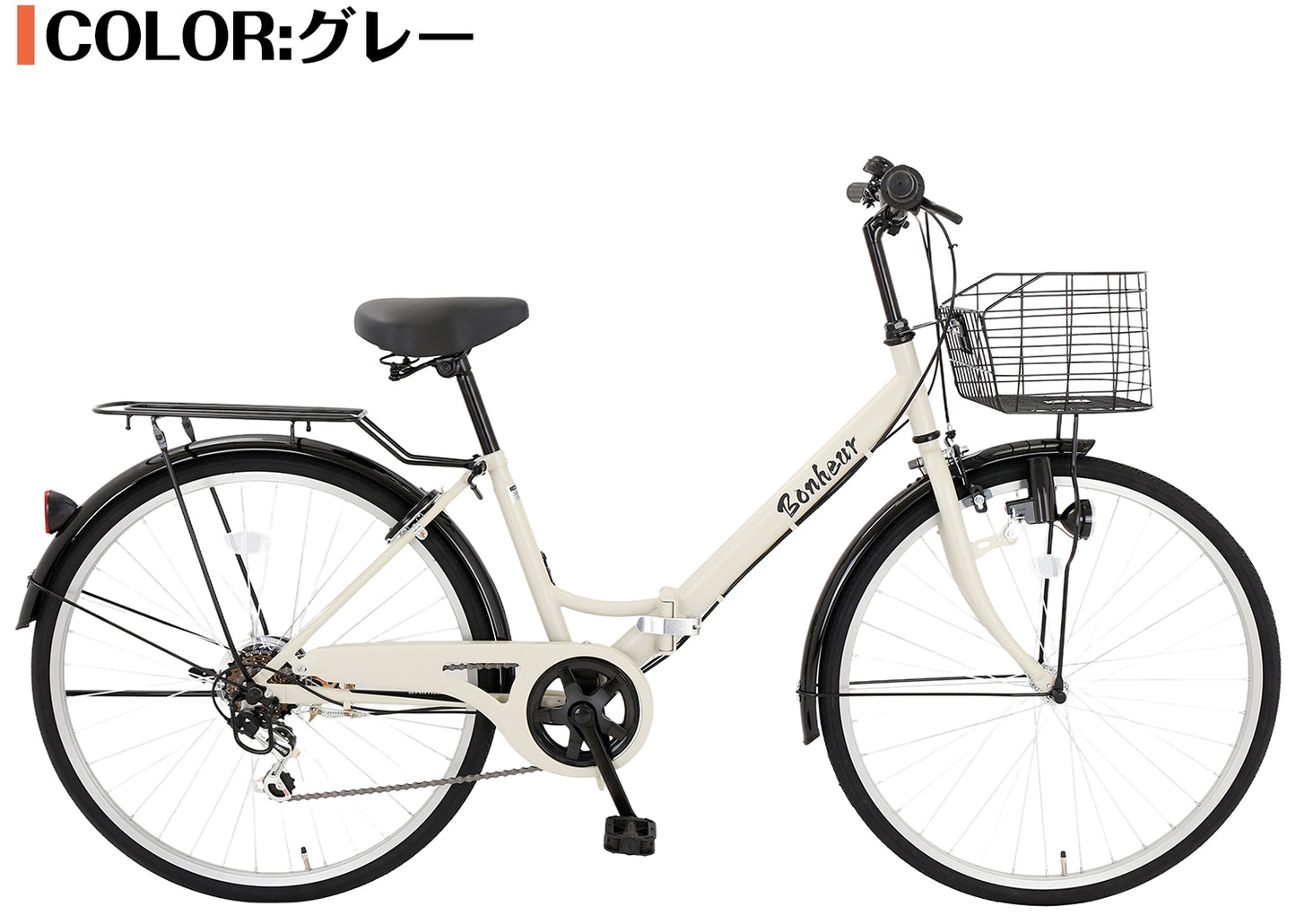 SPEEDWORLD 折りたたみ自転車 26インチ シマノ6段 YS-VCV266 詳細画像