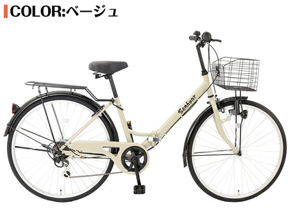 SPEEDWORLD 折りたたみ自転車 26インチ シマノ6段 YS-VCV266