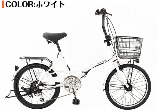 SPEEDWORLD 折りたたみ自転車 20インチ シマノ6段変速 スチールフレーム