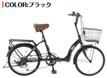 SPEEDWORLD 折りたたみ自転車 20インチ シマノ6段変速 アルミフレーム YS-SKOR206