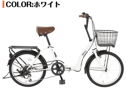 SPEEDWORLD 折りたたみ自転車 20インチ シマノ6段変速 アルミフレーム YS-SKOR206
