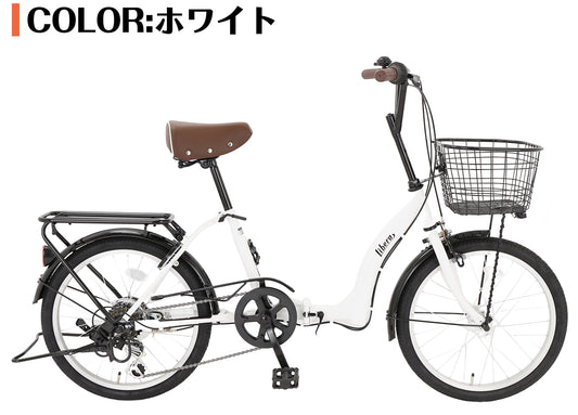 SPEEDWORLD 折りたたみ自転車 20インチ シマノ6段変速 アルミフレーム