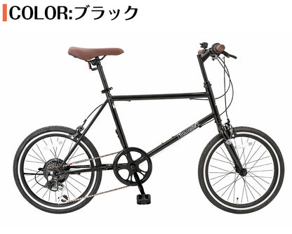 SPEEDWORLD 折りたたみ自転車 20インチ シマノ6段変速 コンパクトモデル