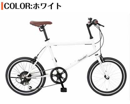 SPEEDWORLD 折りたたみ自転車 20インチ シマノ6段変速 コンパクトモデル