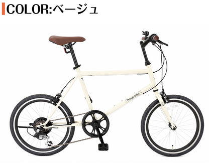 SPEEDWORLD 折りたたみ自転車 20インチ シマノ6段変速 コンパクトモデル
